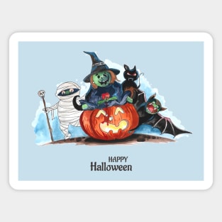 Halloween Party Horror Magnet